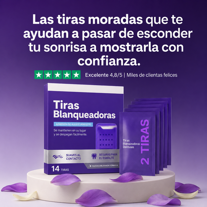 Luma White™ | Tiras Blanqueadoras ORIGINALES | Sonrisa Blanca Instantánea