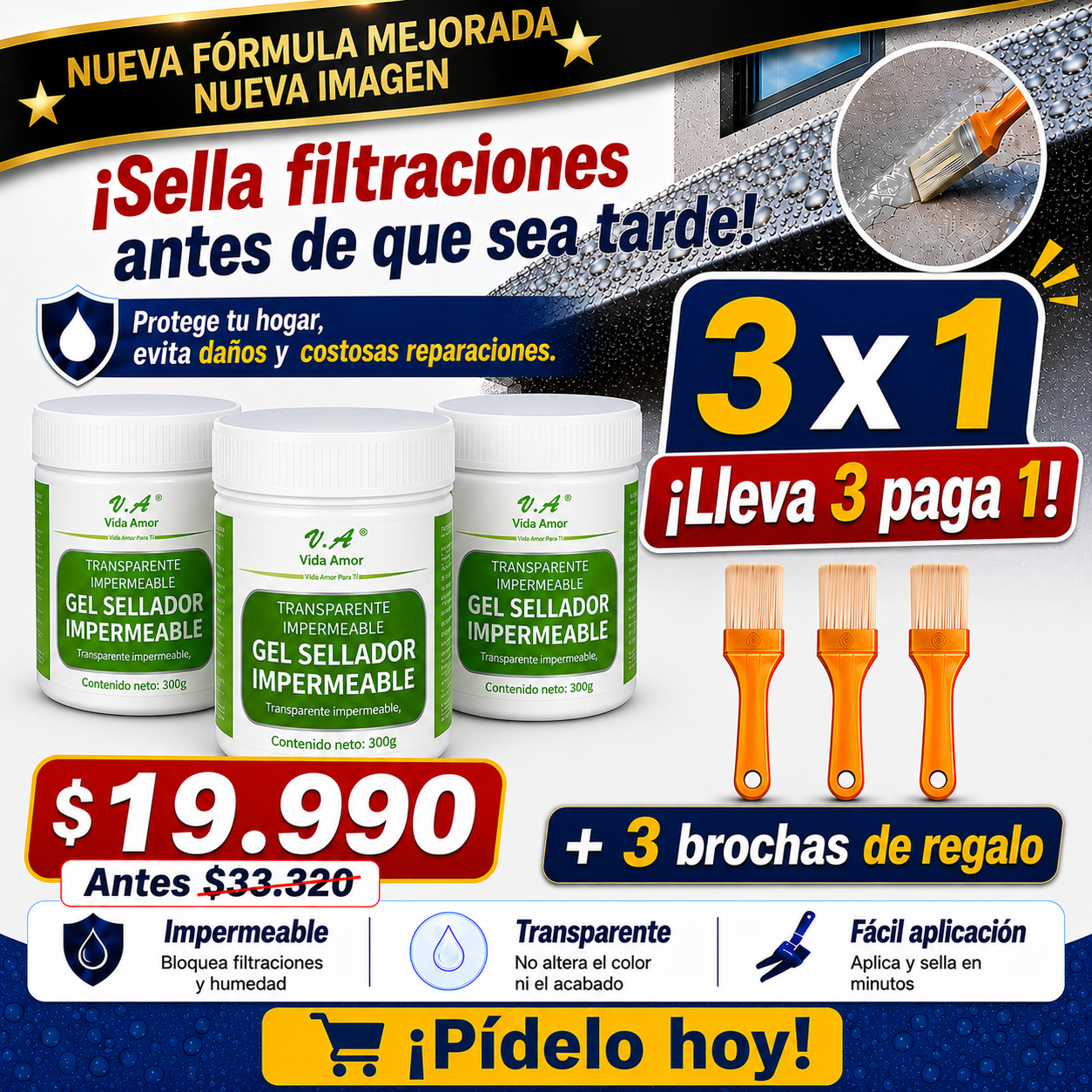 GEL SELLADOR IMPERMEABLE | ORIGINAL